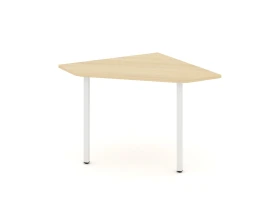 Угловой элемент перег. стола на П-образном каркасе 40 мм 980x980x750 Стайл Проджект / Style Project images