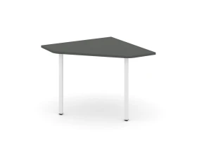 Угловой элемент перег. стола на П-образном каркасе 40 мм 980x980x750 Стайл Проджект / Style Project images