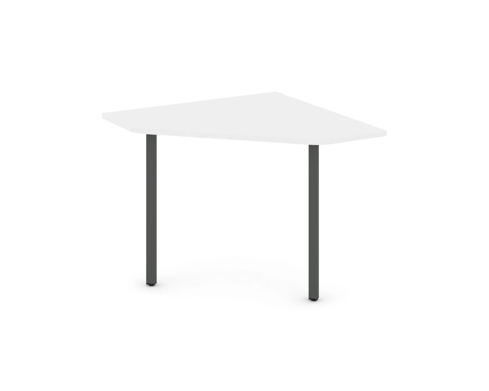 Угловой элемент перег. стола на П-образном каркасе 40 мм 980x980x750 Стайл Проджект / Style Project