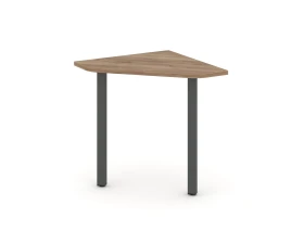 Угловой элемент перег. стола на П-образном каркасе 50 мм 700x700x750 Стайл Проджект / Style Project images