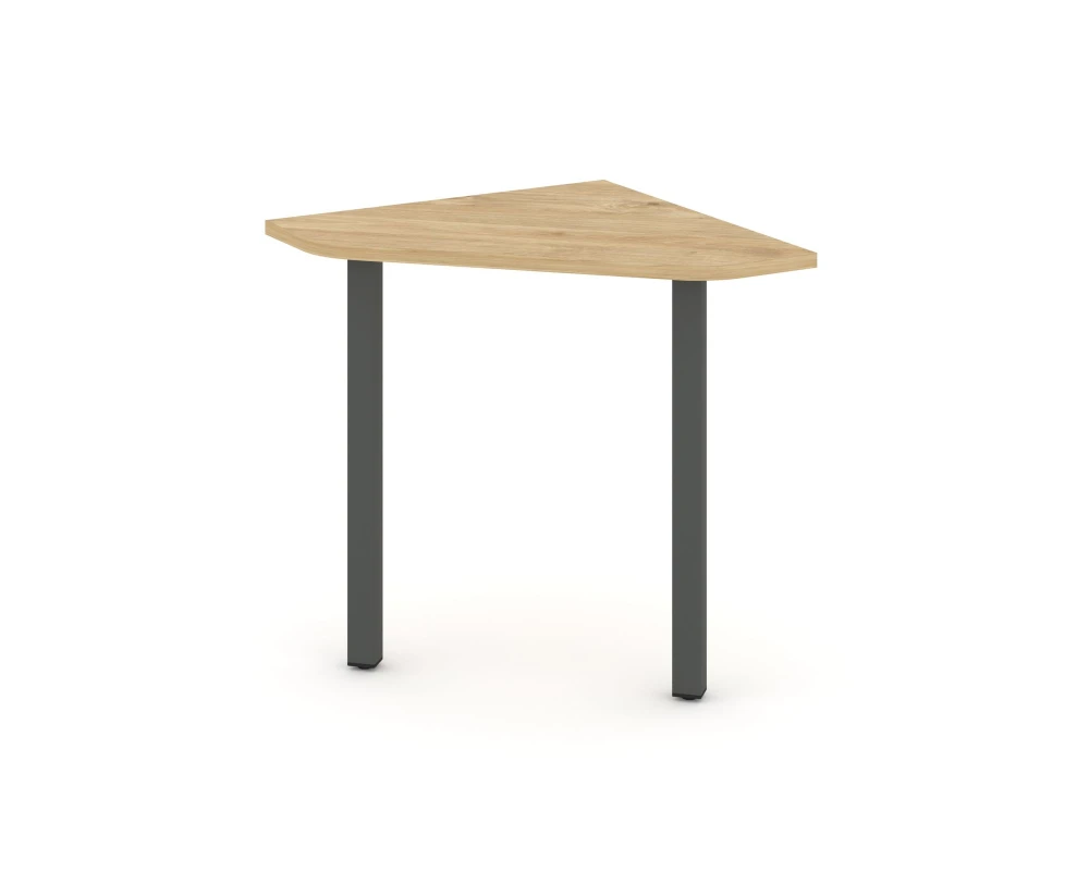 Угловой элемент перег. стола на П-образном каркасе 50 мм 700x700x750 Стайл Проджект / Style Project