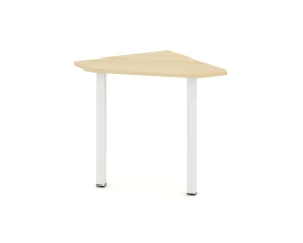 Угловой элемент перег. стола на П-образном каркасе 50 мм 700x700x750 Стайл Проджект / Style Project images