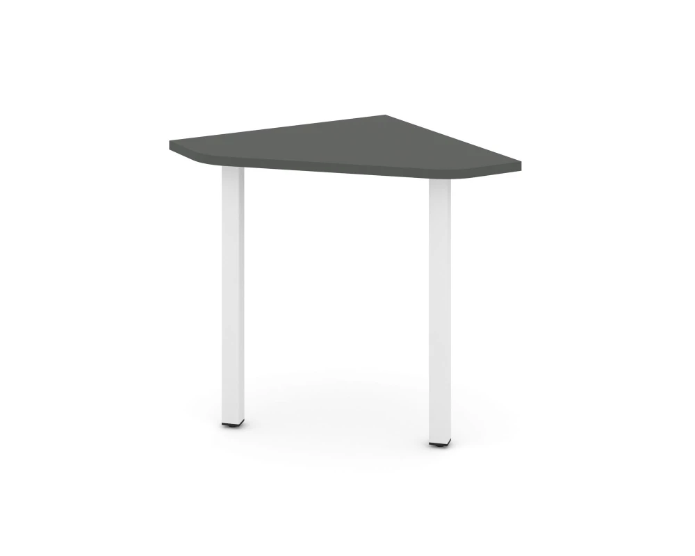 Угловой элемент перег. стола на П-образном каркасе 50 мм 700x700x750 Стайл Проджект / Style Project