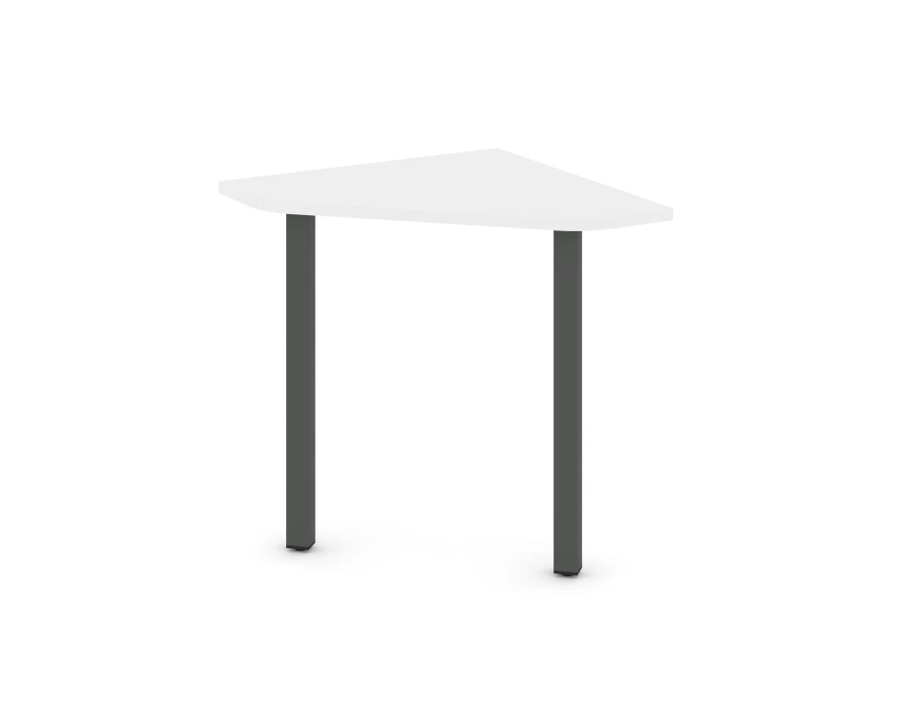 Угловой элемент перег. стола на П-образном каркасе 50 мм 700x700x750 Стайл Проджект / Style Project