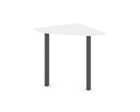 Угловой элемент перег. стола на П-образном каркасе 50 мм 700x700x750 Стайл Проджект / Style Project images