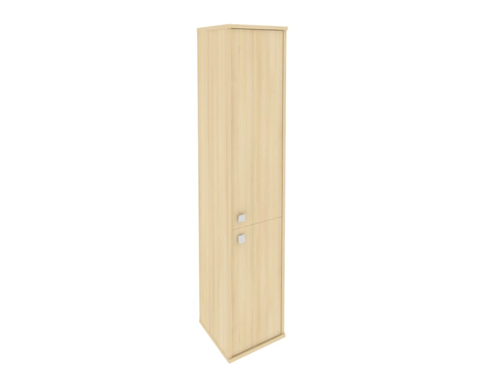 Шкаф высокий узкий 1 низкая дверь ЛДСП 1 средняя дверь ЛДСП правый 412x410x1980 Стайл Систем / Style System