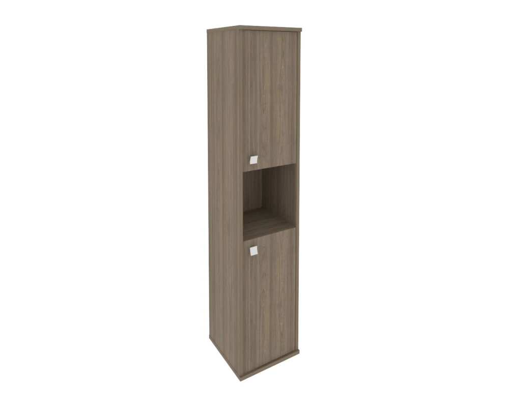 Шкаф высокий узкий 2 низкие двери ЛДСП правый 412x410x1980 Стайл Систем / Style System