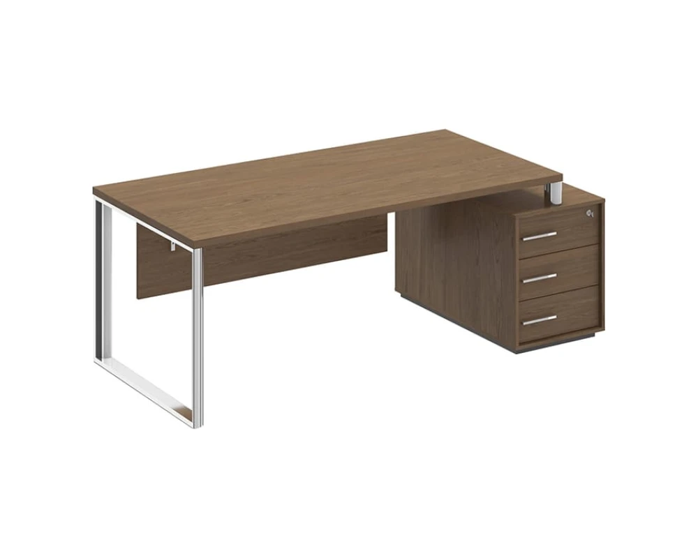 Стол руководителя на опорной тумбе правый/левый ОР 146 ДТ Orion