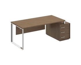 Стол руководителя на опорной тумбе правый/левый ОР 146 ДТ Orion images