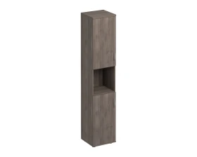 Шкаф для документов узкий 2-дверный с нишей Комфорт images