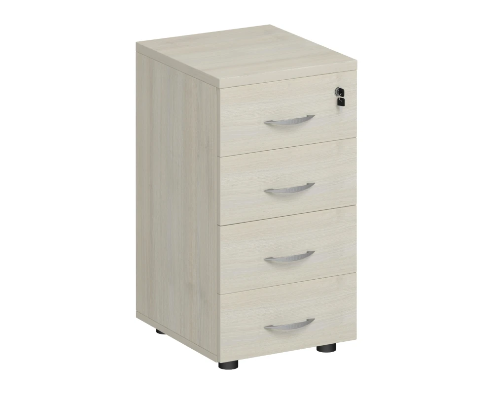 Тумба приставная 4-х ящичная 40 с замком Комфорт