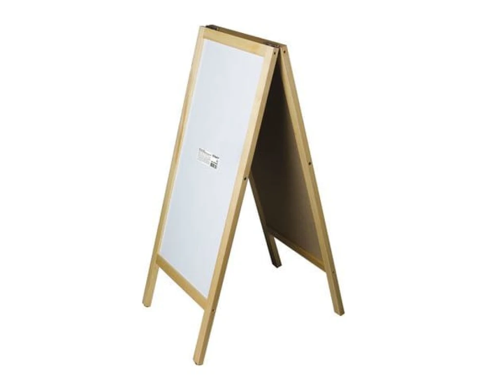 Доска штендер магнитно маркерная и для мела STAFF двусторонняя 54х109