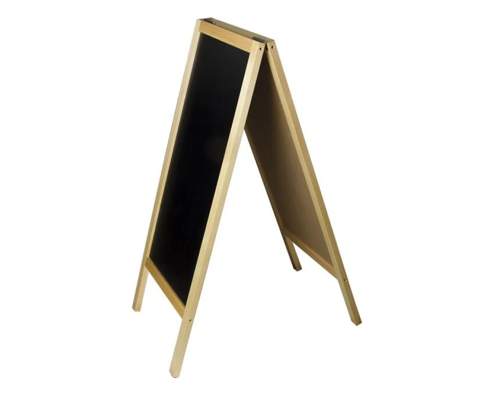 Доска штендер магнитно маркерная и для мела STAFF двусторонняя 54х109