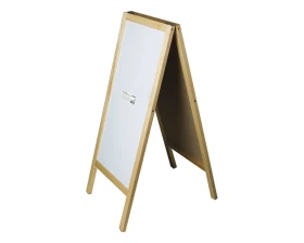 Доска штендер магнитно маркерная и для мела STAFF двусторонняя 54х109 images