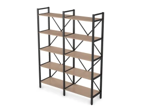 Стеллаж двойной (1560x400x2000) АРРЕДО / ARREDO images