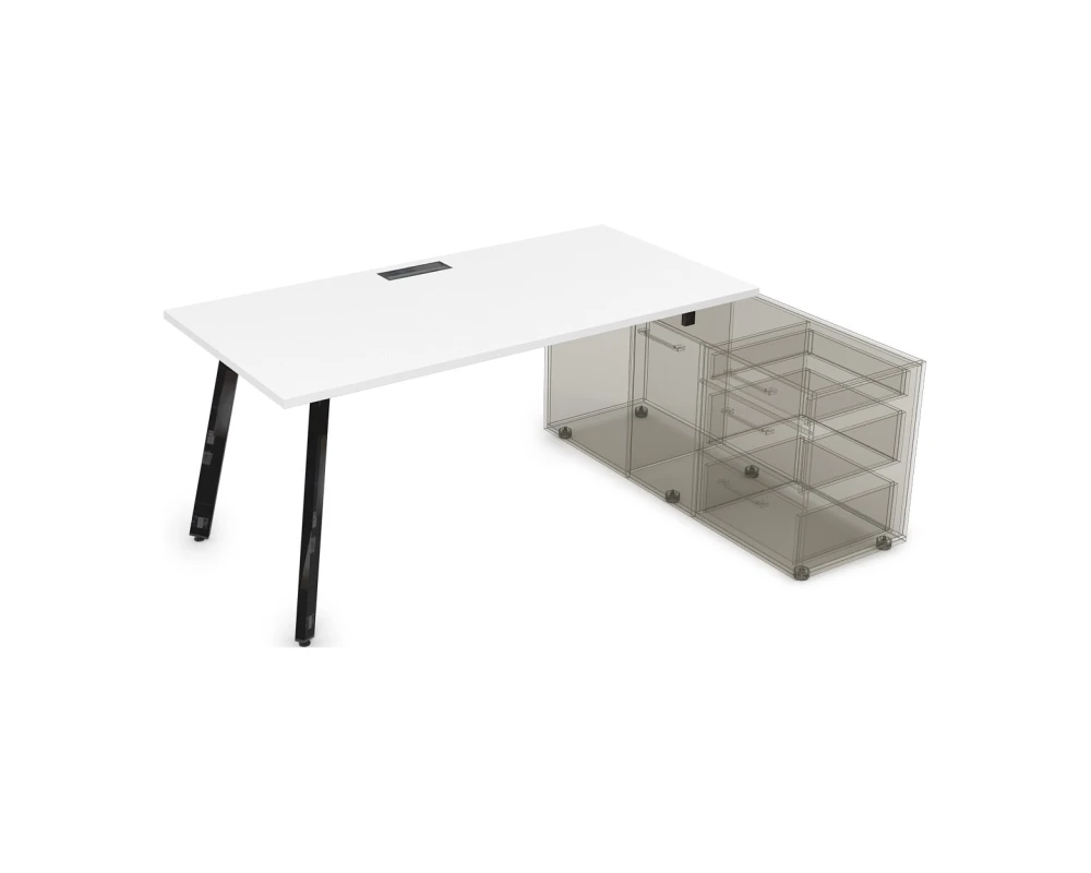 Стол с тумбой опорной (1400x700x750) АРРЕДО / ARREDO