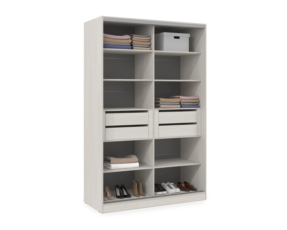 Шкаф-купе 2-дверный (1204*600*2201) ШКДД.12.10 КОМФОРТ / COMFORT