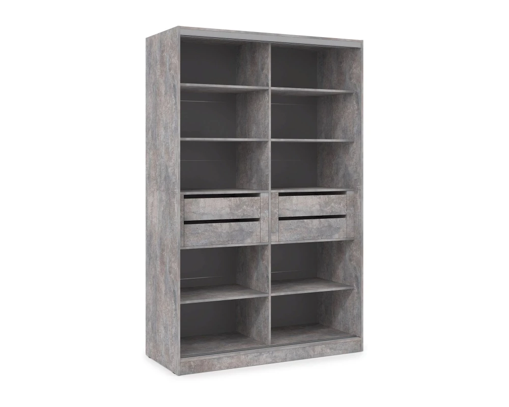 Шкаф-купе 2-дверный (1404*600*2201) ШКДД.14.10 КОМФОРТ / COMFORT