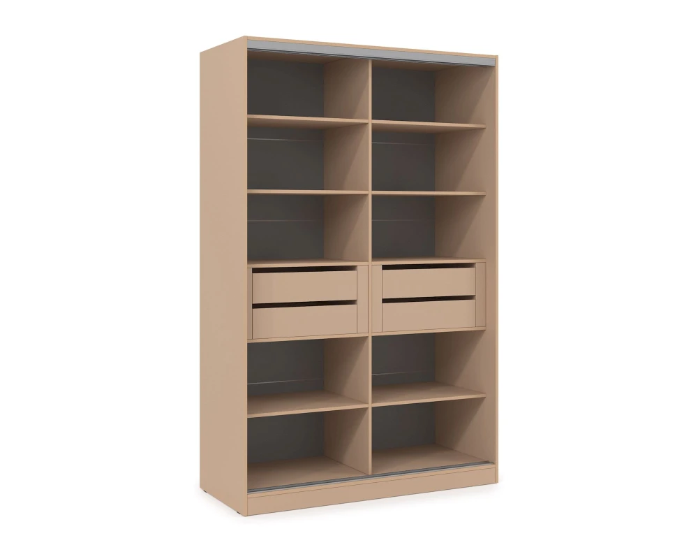 Шкаф-купе 2-дверный (1404*600*2201) ШКДД.14.10 КОМФОРТ / COMFORT