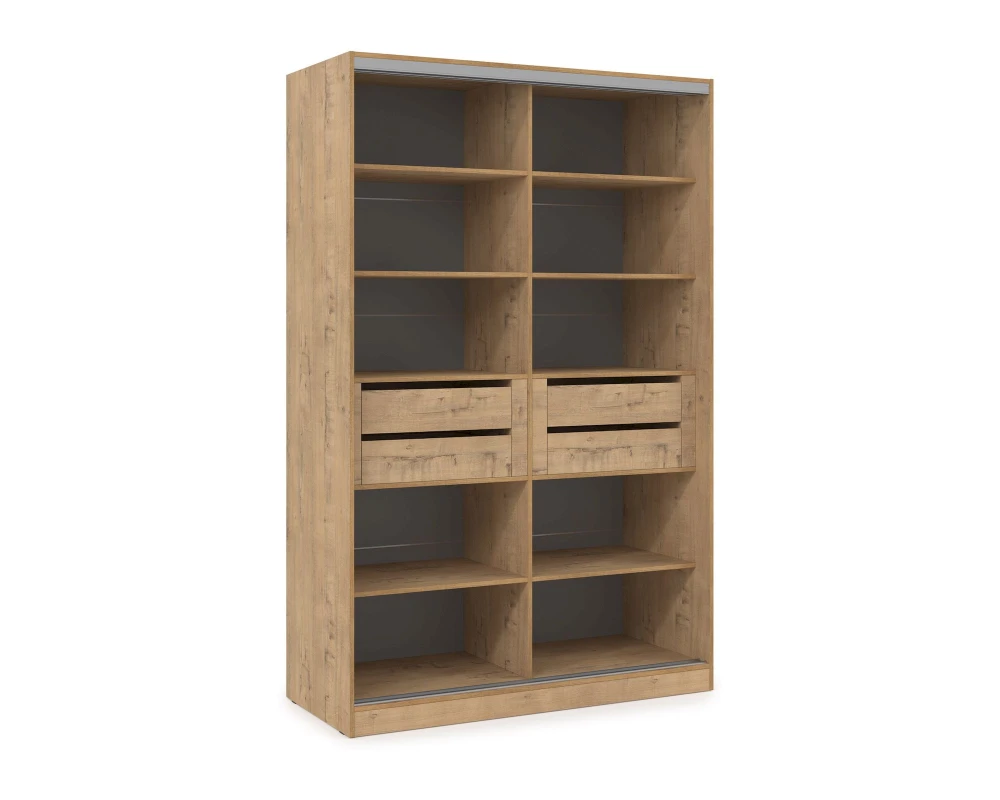 Шкаф-купе 2-дверный (1404*600*2201) ШКДД.14.10 КОМФОРТ / COMFORT