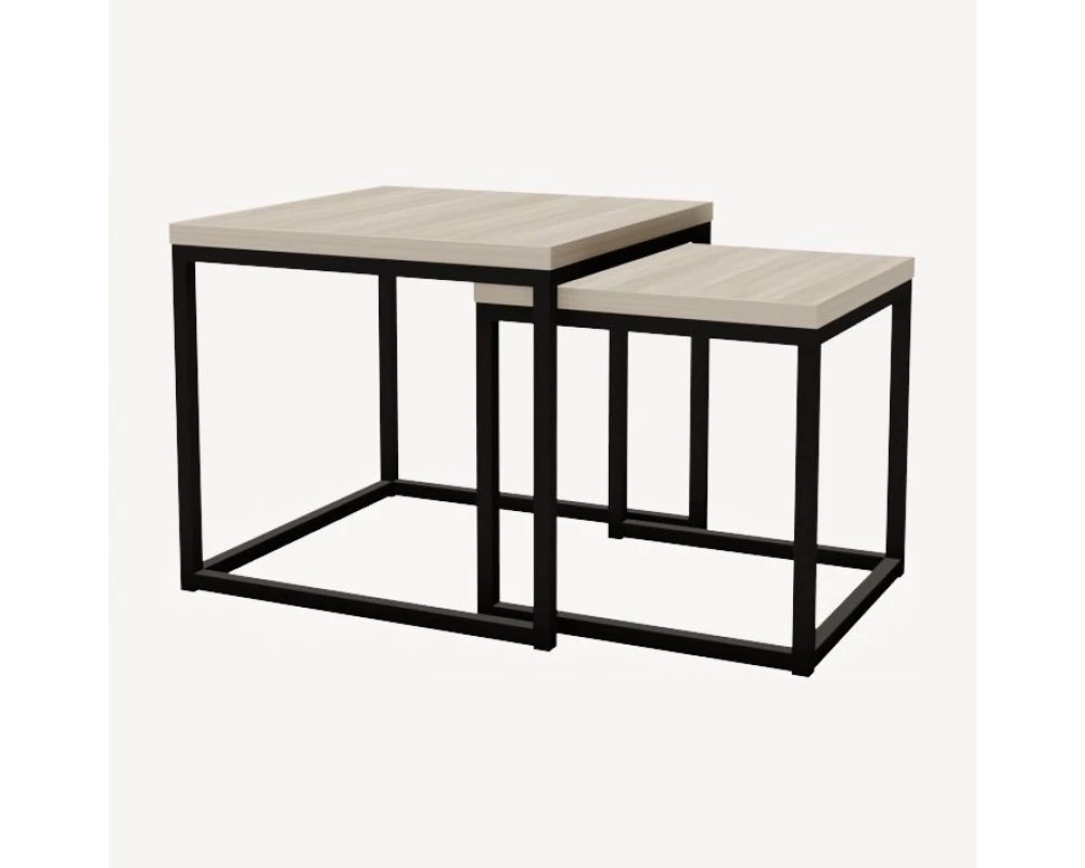Комплект журнальных столов Сэт Логик / SET LOGIC (900x900x450)