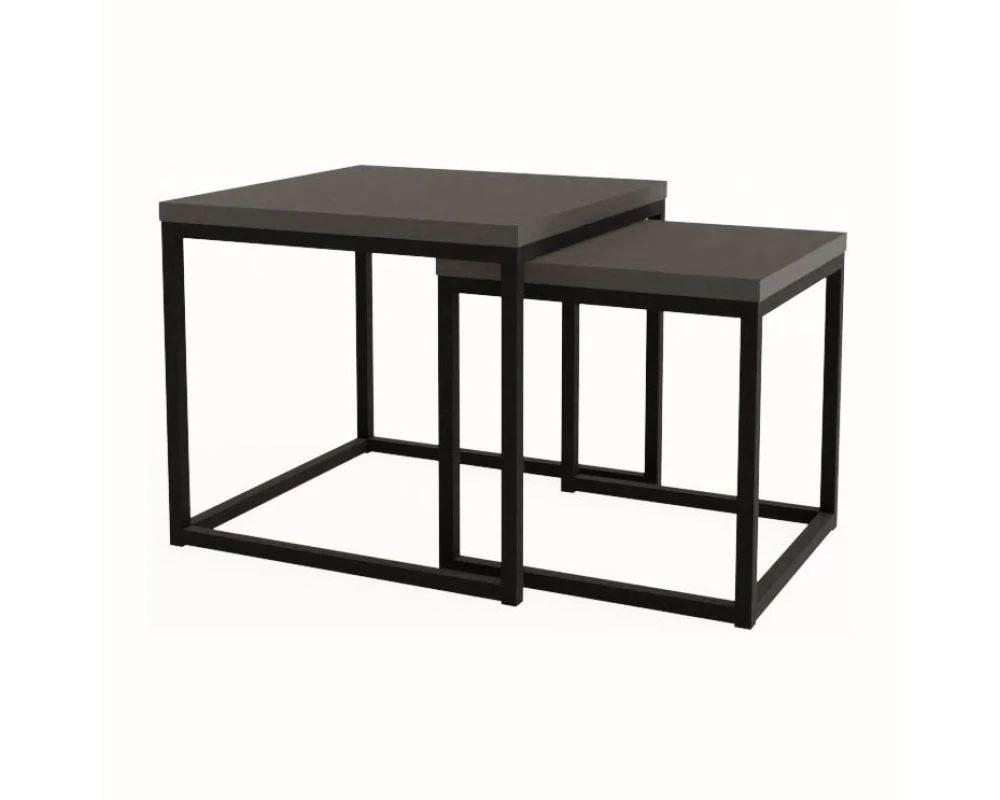 Комплект журнальных столов Сэт Логик / SET LOGIC (900x900x450)