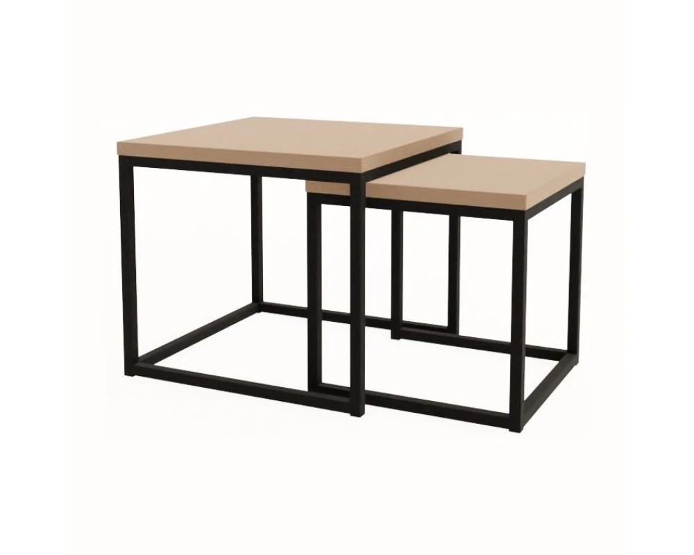 Комплект журнальных столов Сэт Логик / SET LOGIC (900x900x450)
