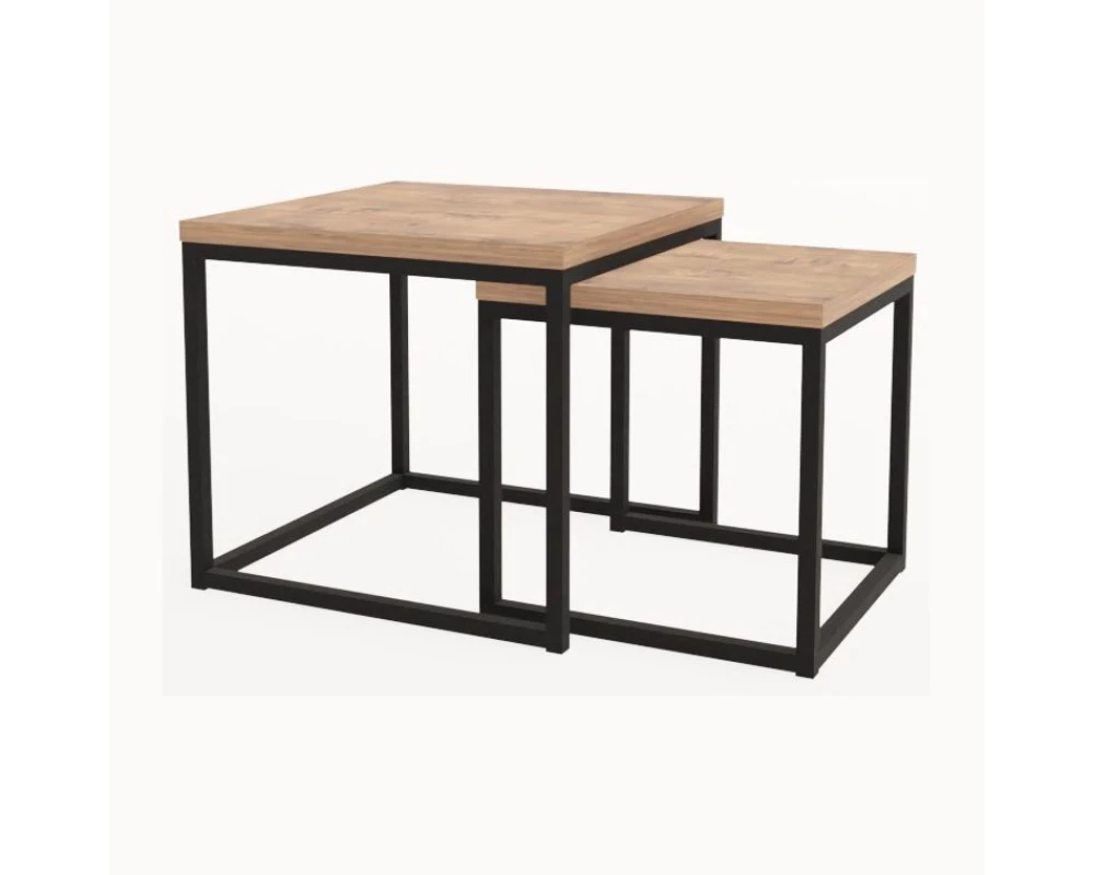 Комплект журнальных столов Сэт Логик / SET LOGIC (900x900x450)