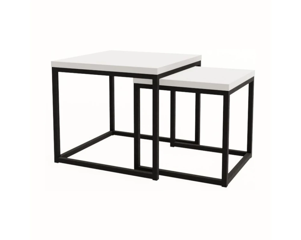 Комплект журнальных столов Сэт Логик / SET LOGIC (900x900x450)