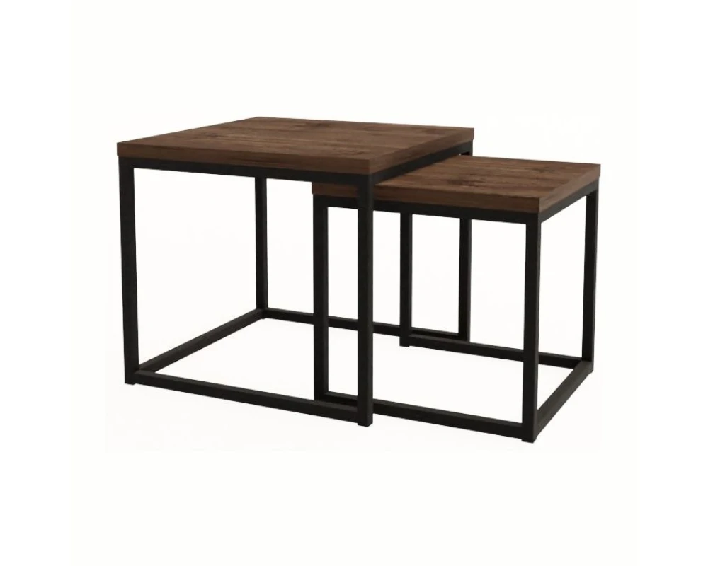 Комплект журнальных столов Сэт Логик / SET LOGIC (900x900x450)
