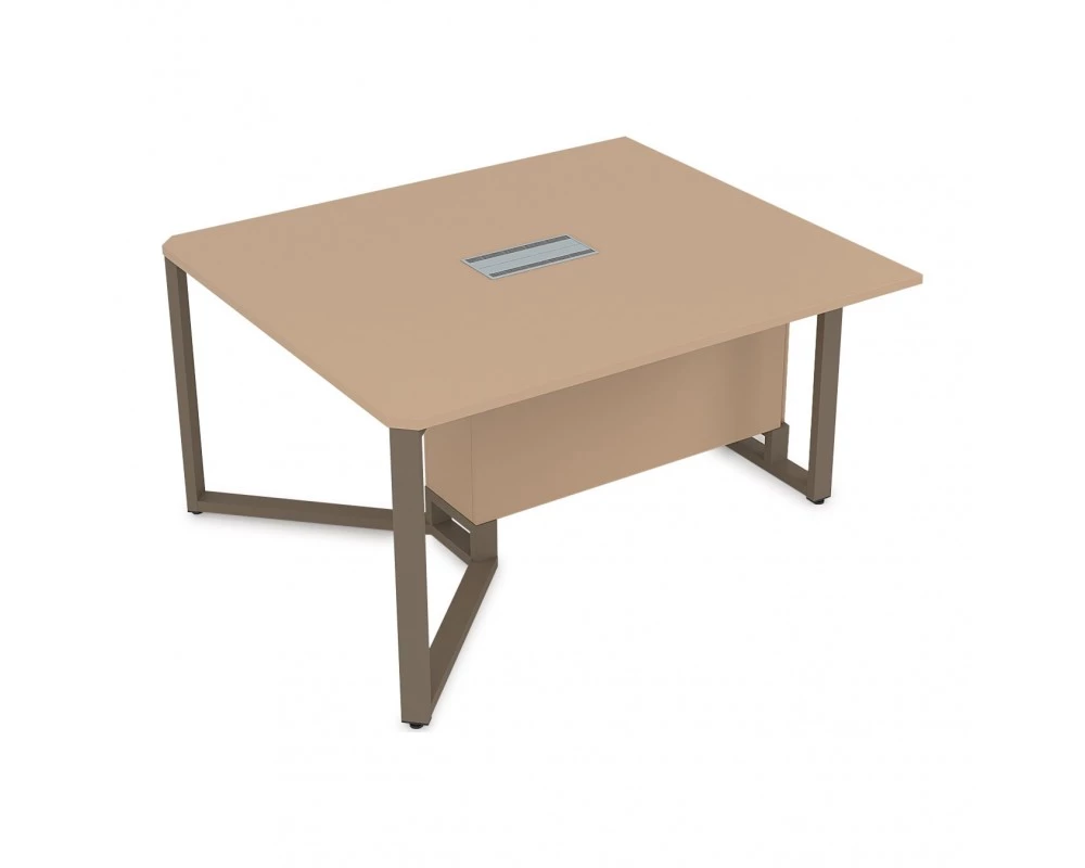 Стол-квадрат Бенч, начальный модуль (1200x1200x750) Саммит / Summit