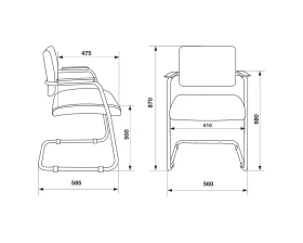 Кресло Бюрократ CH-271N-V images