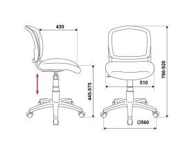 Кресло Бюрократ CH-296 images