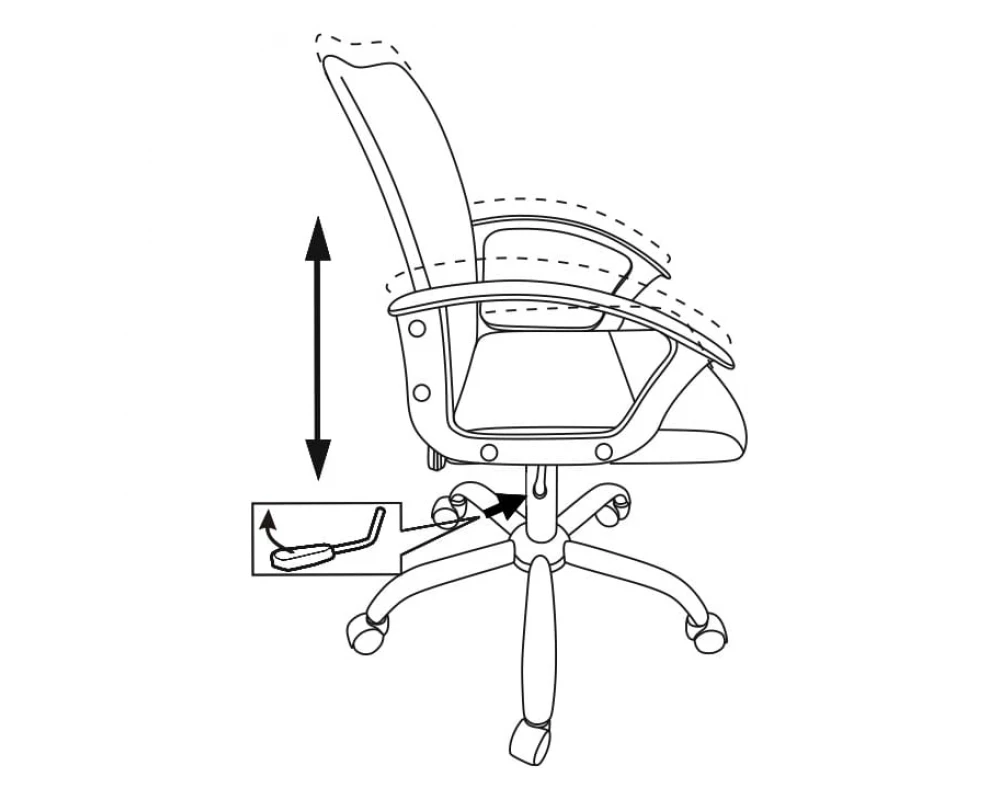 Кресло Бюрократ CH-590SL