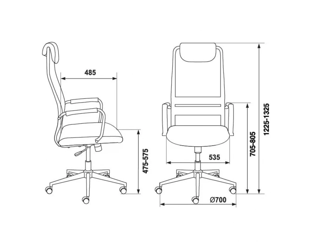 Кресло Бюрократ KB-9N