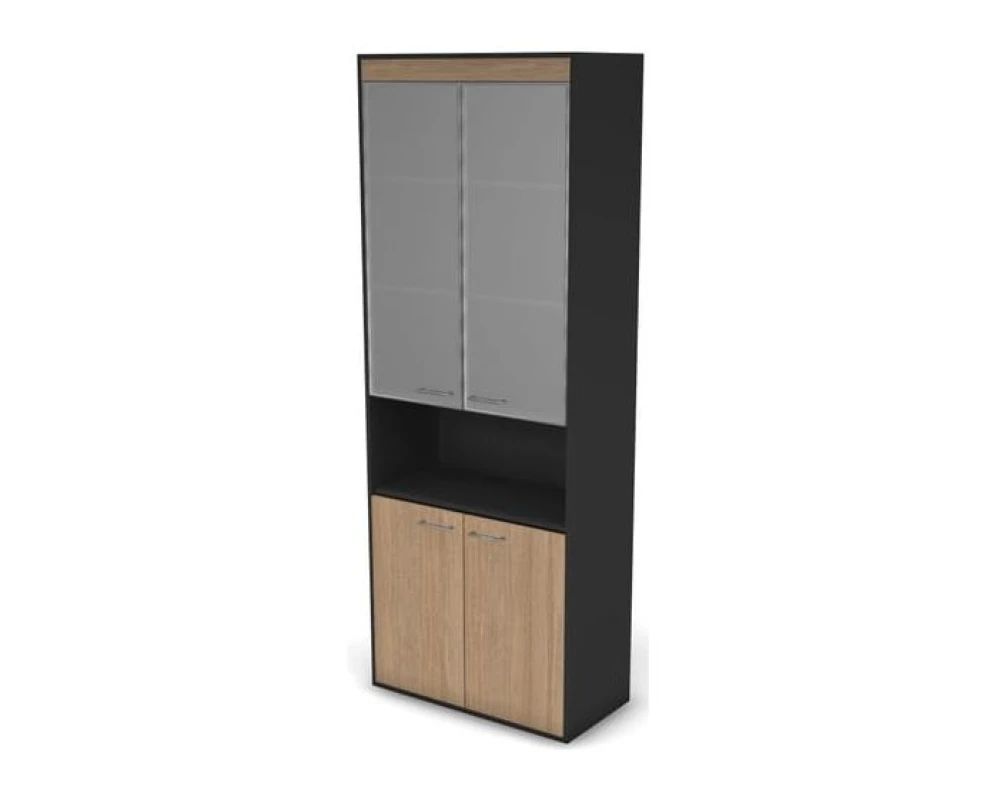 Шкаф с нишей комбинированный, высокий без замка Loft Defo, Matrix New