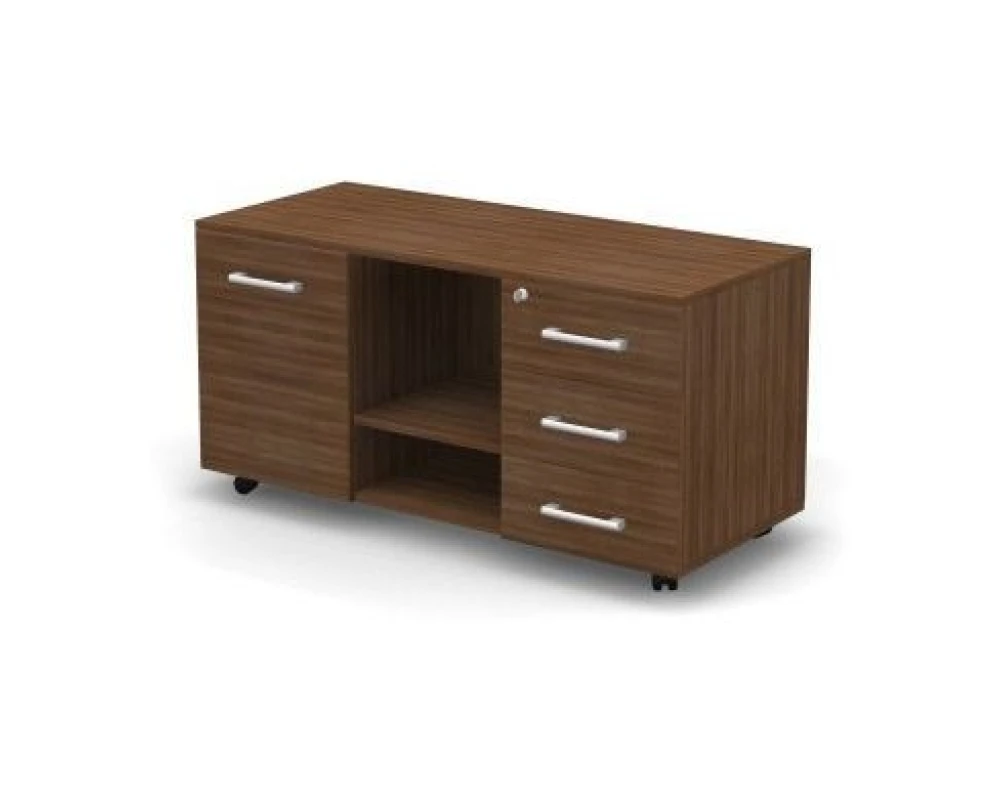 Тумба мобильная правая 117,2х50х59,4 Smart Director Орех табак