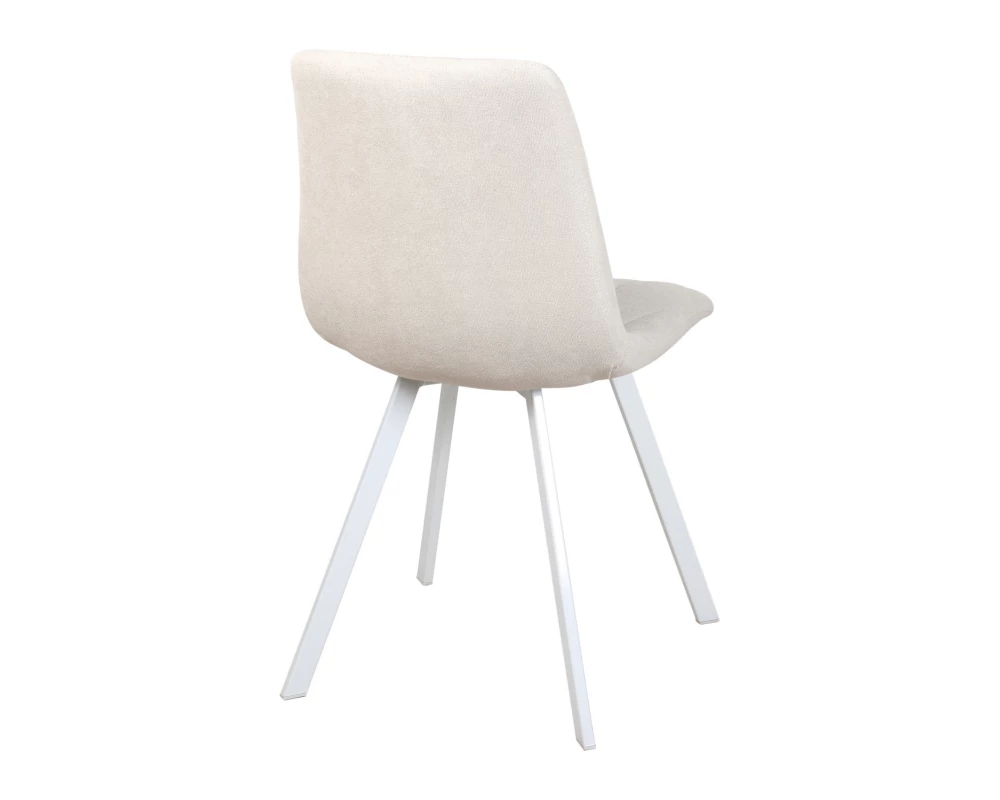 Стул обеденный Рокки ножки прямоугольные белые