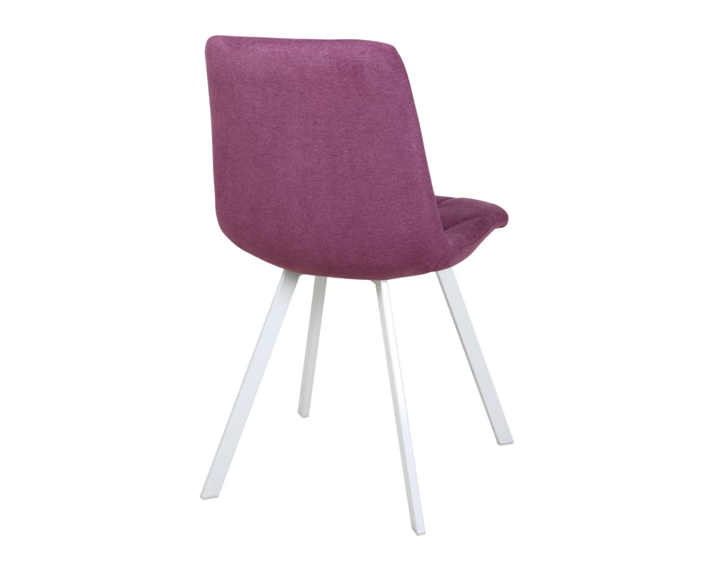 Стул обеденный Рокки ножки прямоугольные белые