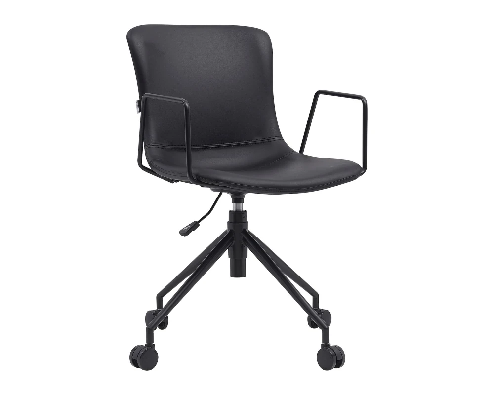 Кресло Everprof Экспо / Expo Экокожа, Черный