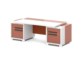 Стол с двумя тумбами 2270х1000х750 Грейс / Grace images