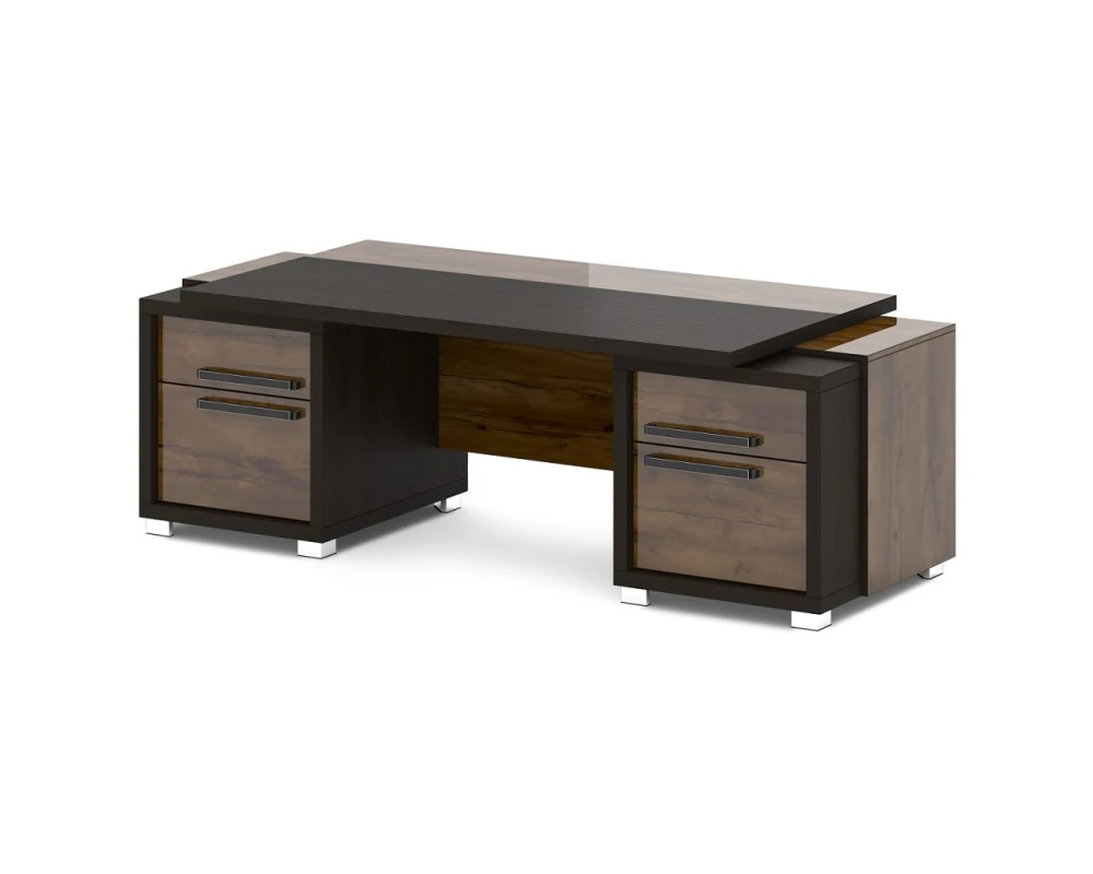 Стол с двумя тумбами 2270х1000х750 Грейс / Grace