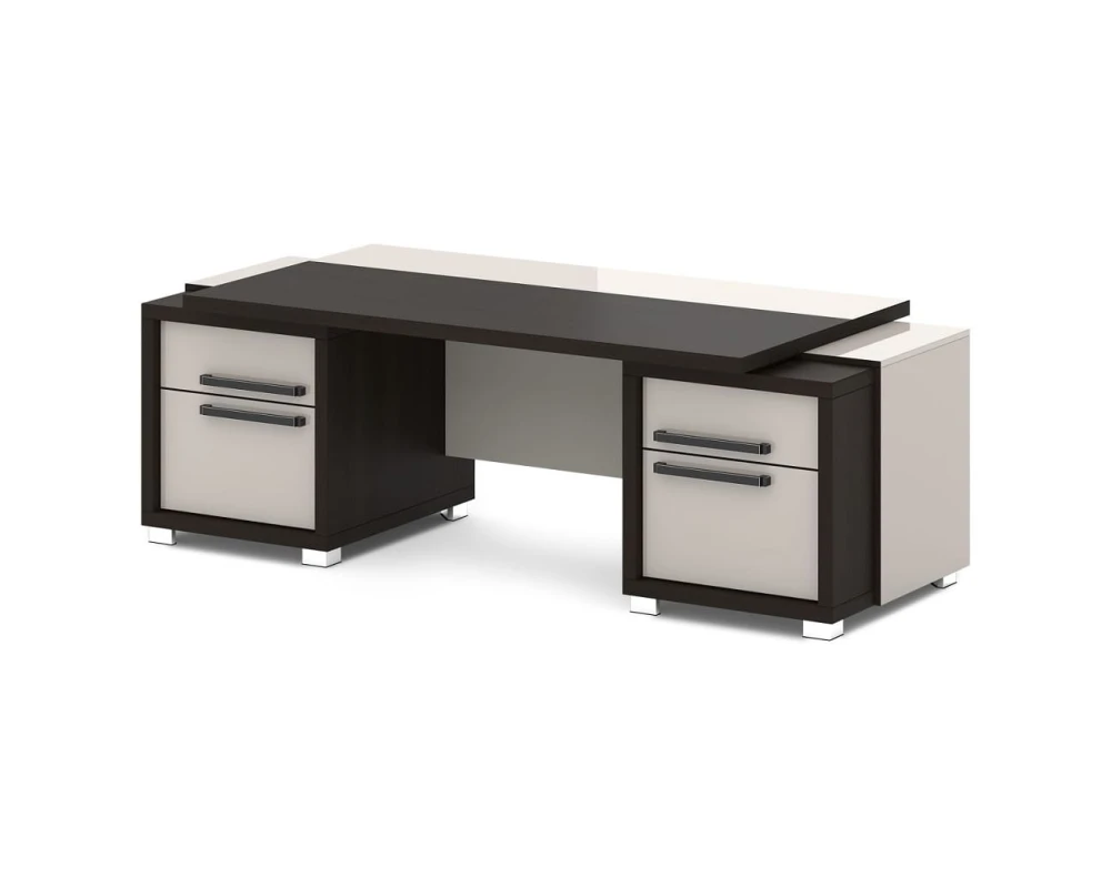 Стол с двумя тумбами 2270х1000х750 Грейс / Grace