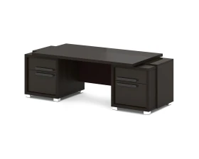 Стол с двумя тумбами 2270х1000х750 Грейс / Grace images