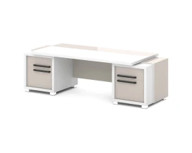 Стол с двумя тумбами 2470х1000х750 Грейс / Grace images