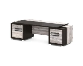 Стол с двумя тумбами 2470х1000х750 Грейс / Grace images