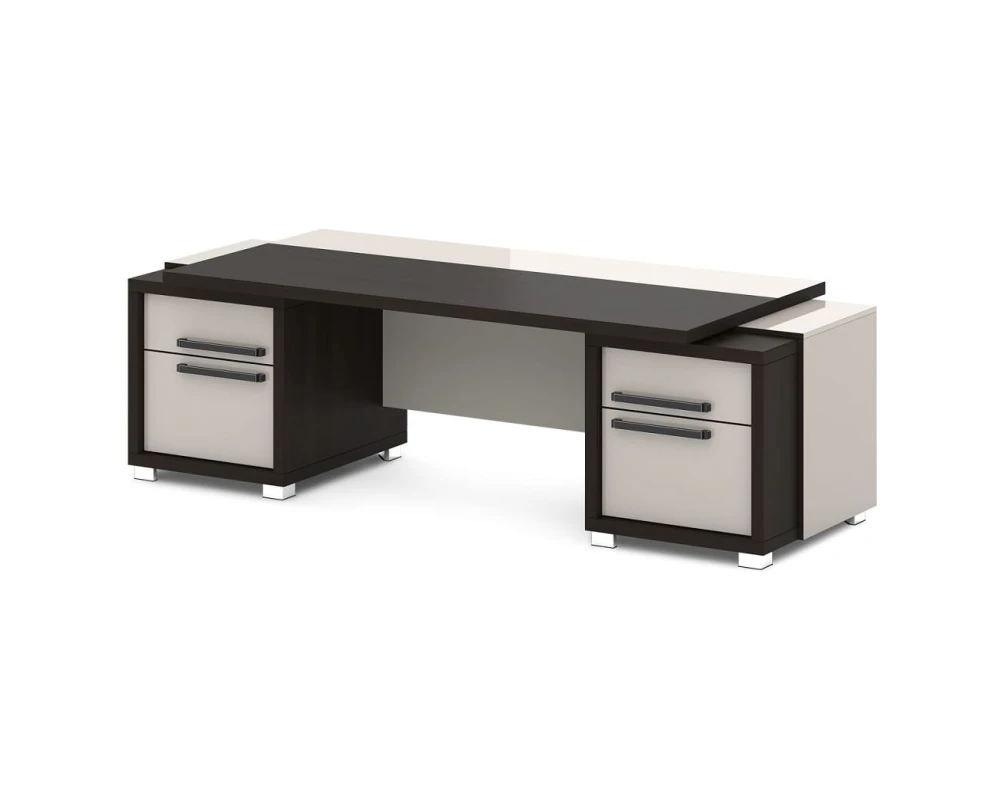 Стол с двумя тумбами 2470х1000х750 Грейс / Grace