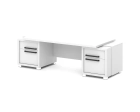 Стол с двумя тумбами 2470х1000х750 Грейс / Grace images