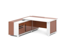 Стол с греденцией (беспроводная зарядка, 2xUSB, розетка) 1835х2016х750 Грейс / Grace images