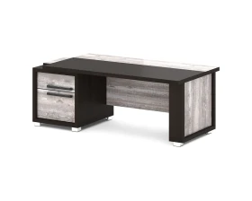 Стол с одной тумбой 2035х1000х750 Грейс / Grace images